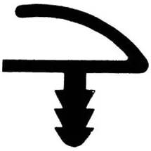 TRELLEBORG Zimmertürdichtung SD 018 (5 Stk)