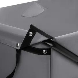 Tectake Faltbar mit Tragetasche grau