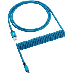 CableMod Classic Coiled Cable USB A to Micro USB, Spectrum Blue - 150cm