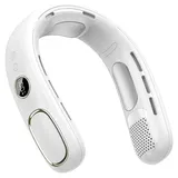 Leiser Nackenventilator ohne Rotorblätter, USB-C Halsventilator mit 5 Geschwindigkeiten & Kühlfunktion, ideal für Reisen & Alltag