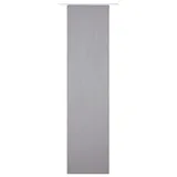ELBERSDRUCKE blickdichter Schiebevorhang Lino 07 grau 245 x 60 cm Flächenvorhang für Wohnzimmer Schlafzimmer Flur 190286