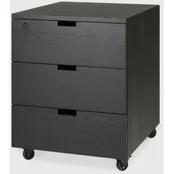 Ethnicraft Billy Office Box Eichenholz Lackiert - Schwarz