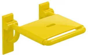 HEWI Serie 477/801 Klappsitz - senfgelb