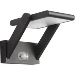 EVN Lichttechnik Solar-LED-Wandleuchte 3000K anthrazit PAS541502