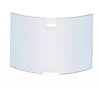 MS Beschläge - Gewölbte Funkenschutzscheibe Aus Gehärtetem Glas Funkenschutzglas Kaminschutzgitter