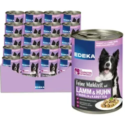 EDEKA Feine Mahlzeit mit Lamm, Huhn, Nudeln & Karotten 20x400G