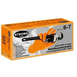 strongHand Grip Orange Gr.11 orange Nitril 50 St./Box
