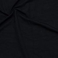 STOFFKONTOR Bambus Stretch Jersey Stoff - Öko-Tex Standard 100 - Meterware, Farbe Schwarz - zum Nähen von Bekleidung, Deko UVM.