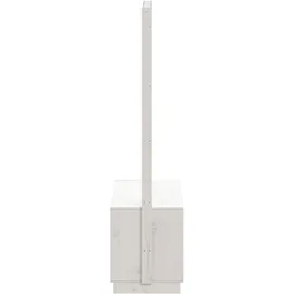 vidaXL Garderobenständer mit Schuhablage 113 x 40 x 157,5 cm Weiß Kiefer