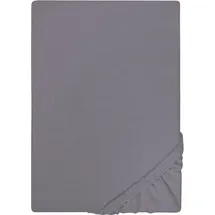 Castell Spannbettlaken Jersey 180 x 200 - 200 x 200 cm silbergrau