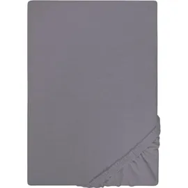 Castell Spannbettlaken Jersey 180 x 200 - 200 x 200 cm silbergrau