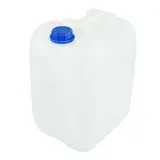 Systafex ® HDPE-Kanister Wasserkanister mit Deckel für LKW Camping Outdoor farblos Wohnmobil Festival (10 Liter)