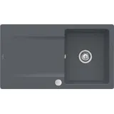 Villeroy & Boch Siluet 50 graphite + Handbetätigung