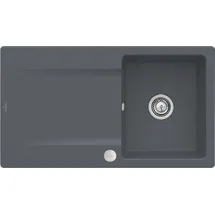 Villeroy & Boch Siluet 50 graphite + Handbetätigung