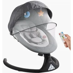 VEVOR Babyschaukel Babywippe Babyliege 5 Geschwindigkeitseinstellungen Bluetooth