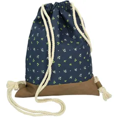 Freizeit-Büdel Blümchen blau 201