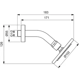 Ideal Standard Idealrain Ø 100 mm (B9436AA)