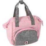 Bayer Chic 2000 Puppenwickeltasche Melange grau-rosa