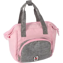Bayer Chic 2000 Puppenwickeltasche Melange grau-rosa
