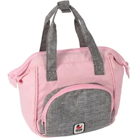Bayer Chic 2000 Puppenwickeltasche Melange grau-rosa