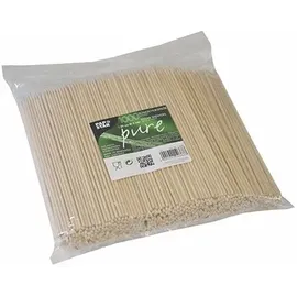 Papstar Schaschlikspieße 20 cm Holz braun