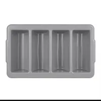 Olympia Kristallon stapelbarer Besteckkasten, GN1/1, Kunststoff, 10 x 53