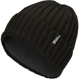 Jack Wolfskin Rib Knit Beanie Black, one Size