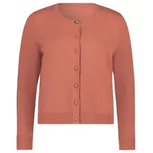Cartoon Strickjacke Braun 40