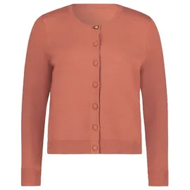 Cartoon Strickjacke Braun 40