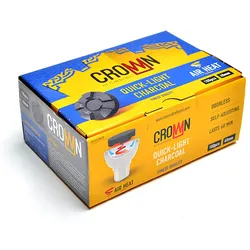 Carbopol Crown Shisha Kohle 40mm - 100 Stück