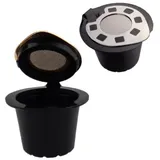 HOMSFOU Kaffeefilter Wiederverwendbar Für Maschinen Aus Mit Netzfilter Fassungsvermögen Für Pulver Für Gleichmäßige Zubereitung Und Geschmackserhaltung