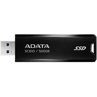 A-Data SC610 500 GB USB 3.2 Gen 2 Schwarz SC610-500G-CBK/RD
