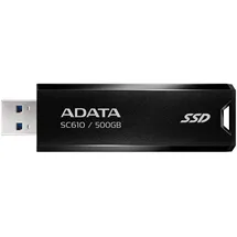 A-Data SC610 500 GB USB 3.2 Gen 2 Schwarz SC610-500G-CBK/RD