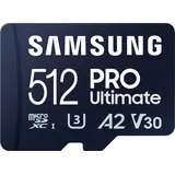 Samsung PRO Ultimate 512 GB microSD-Speicherkarte mit SD-Karten-Adapter