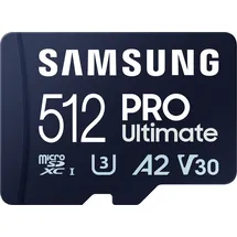 Samsung PRO Ultimate 512 GB microSD-Speicherkarte mit SD-Karten-Adapter