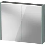 Duravit D-Code Spiegelschrank Verspiegelt DC71060HGHG1000 800x700x148, Fjordgrün Matt, Steckdose E, LED Beleuchtung