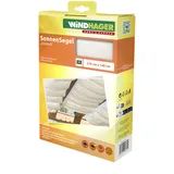 WINDHAGER Sonnensegel 270x140cm - Uni-Weiß