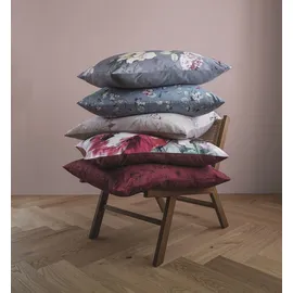 KLEINE WOLKE Vincenza Floral Basalt 155 x 220 cm + 2 x 80 x 80 cm