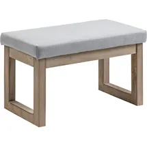 Homcom Fußbank Fußhocker Polsterhocker mit Leinenoptik, Sitzhocker