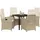 vidaXL Garten Essgruppe 5-tlg. Beige