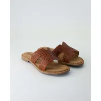 LAZAMANI Pantolette Braun 37