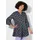 Angel Of Style by Happy Size Hemdbluse mischfarben Schwarz XL