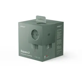 Avolt Square 2 Steckdosenleiste USB-C 30 W Oak Green