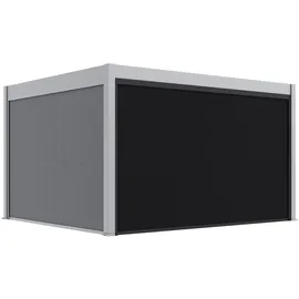 Paragon Seitenteil für Pergola Grand Tuscan 14 4,03 x 2,37 m Grau