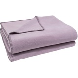 Zoeppritz Soft-Fleece Decke 110 x 150 cm pale lavender