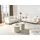Beliani Sofa Set 5-sitzer Skien Samtstoff Hellbeige