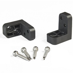 NATURinFORM Terrassenbauwinkel für WPC-Terrassendielen / PP Glasfaser, 10 Stück & 40 Schrauben