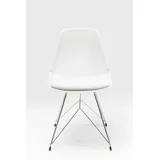 Kare DESIGN Stuhl 82743 Wire White Kunststoff Weiß