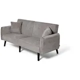 Jahnke Schlafcouch Boucle 2-Sitzer Grau