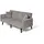 Jahnke Schlafcouch Boucle 2-Sitzer Grau